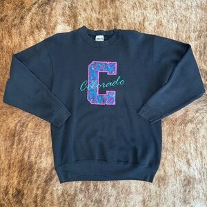 Vintage Oneita Colorado black crewneck sweatshirt